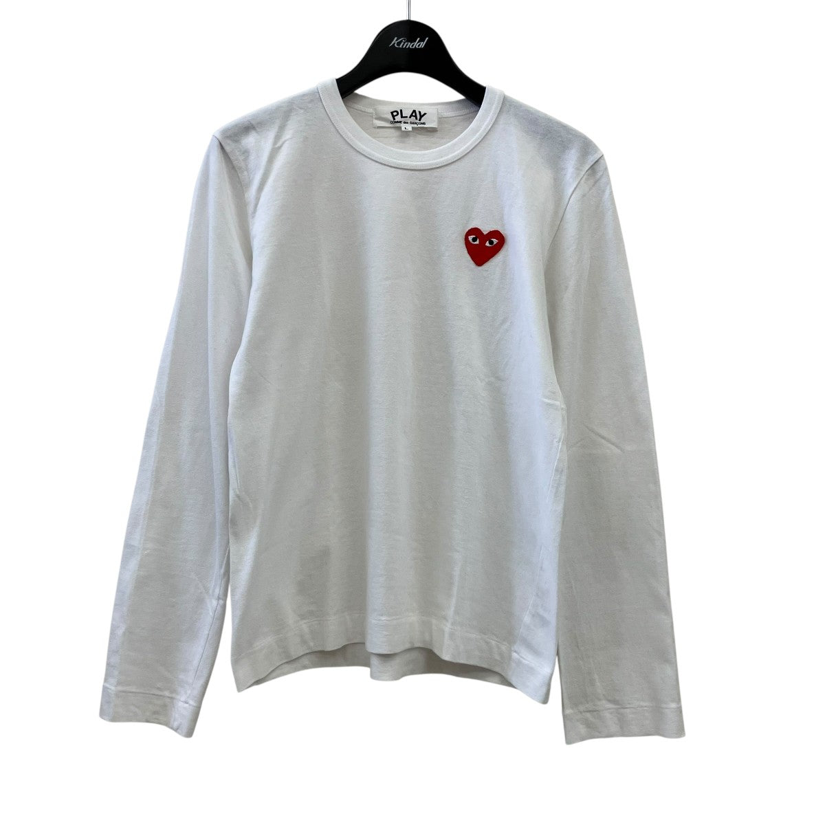 PLAY COMME des GARCONS AD2010ロングスリーブカットソーAZ-T117 古着・中古-1枚目のアイテム画像