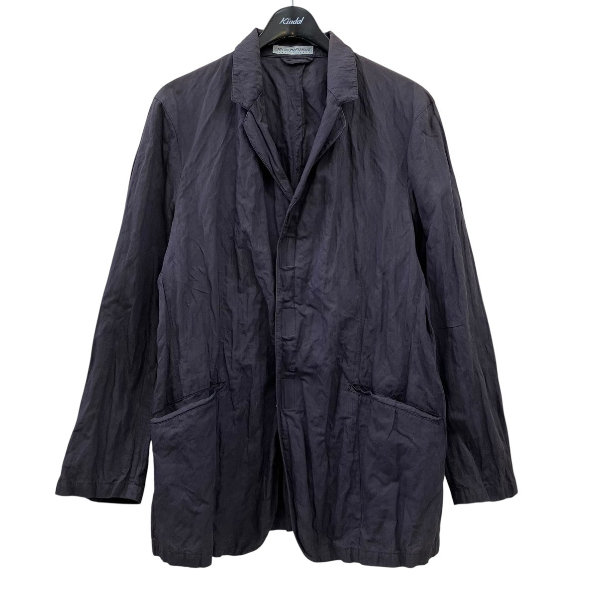 EMPORIO ARMANI Archive フロントマジックテープテーラードジャケットVG2532 古着・中古-1枚目のアイテム画像