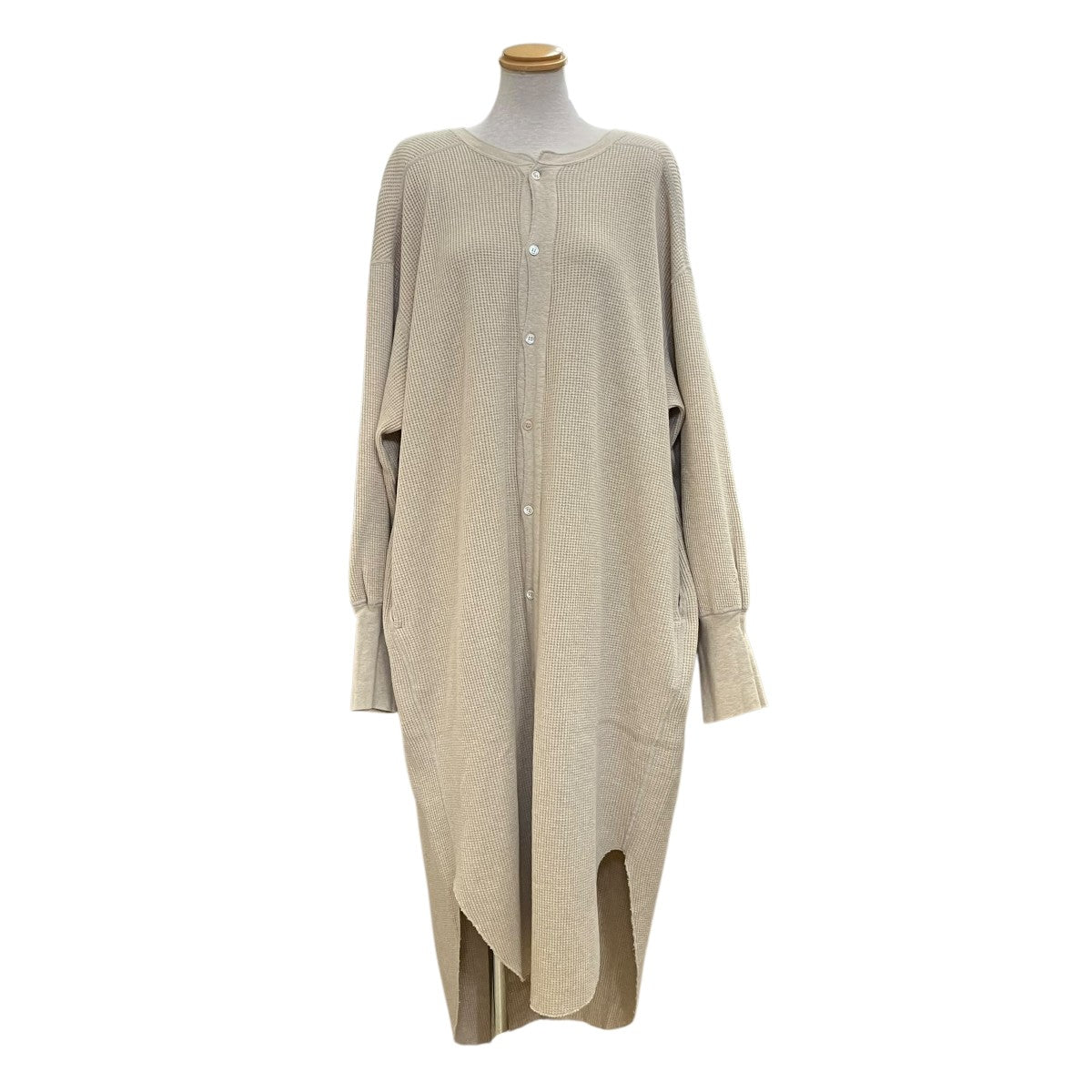 Americana ワッフルロングシャツワンピース 古着・中古-1枚目のアイテム画像