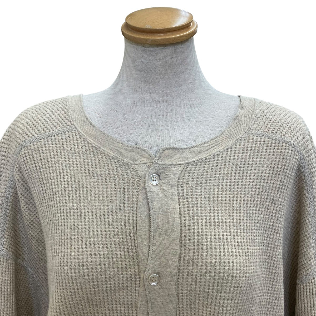 Americana ワッフルロングシャツワンピース 古着・中古-4枚目のアイテム画像