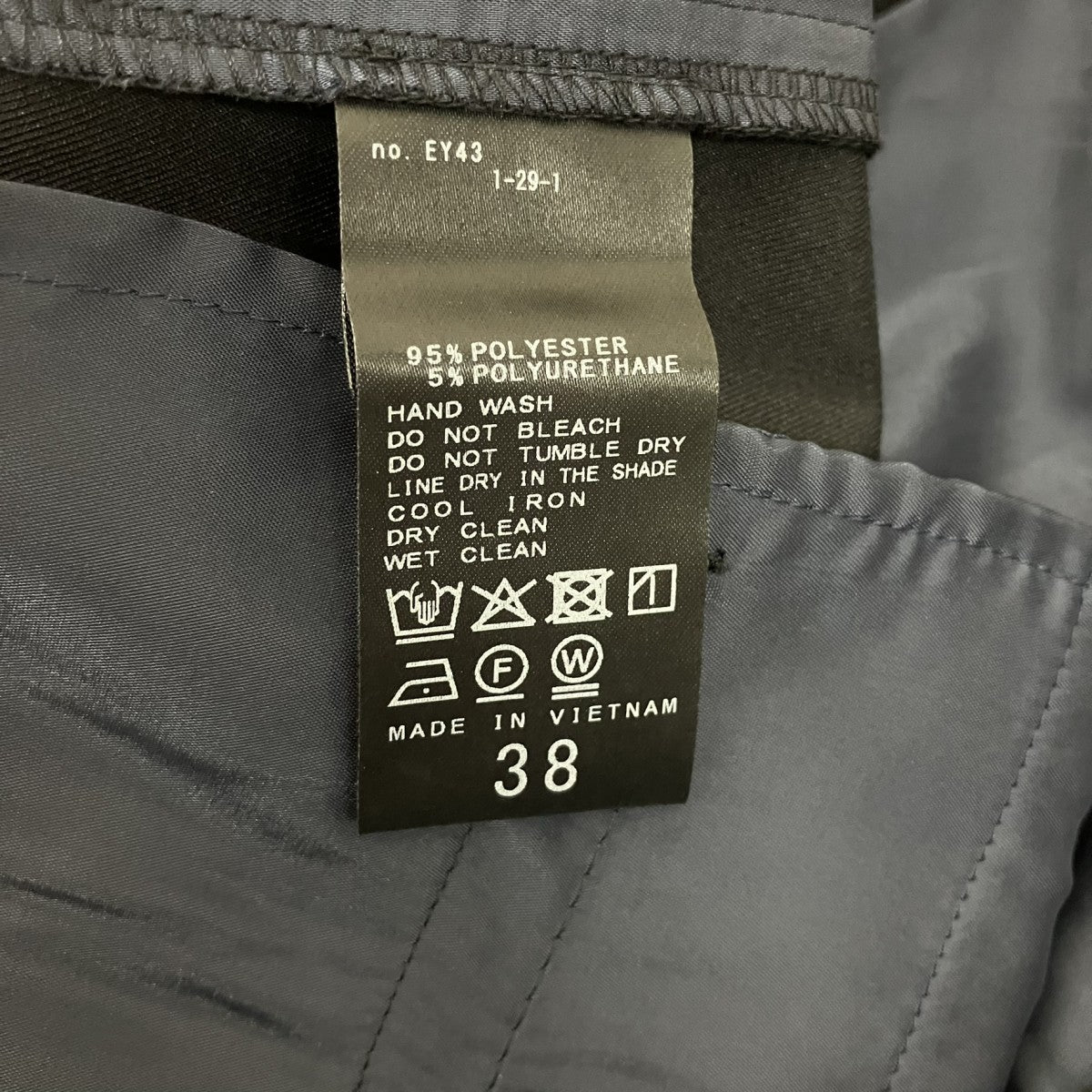 Noble エステルツイルストレッチスラックスパンツ25030240513030 古着・中古-6枚目のアイテム画像
