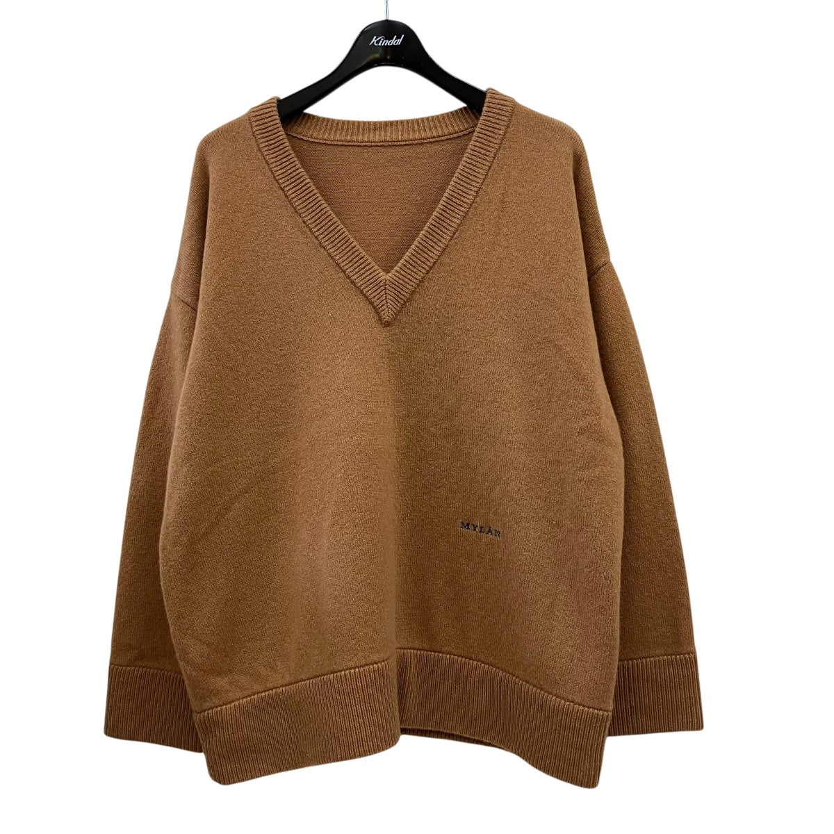 カシミヤVネックニットMY24AW-KR010