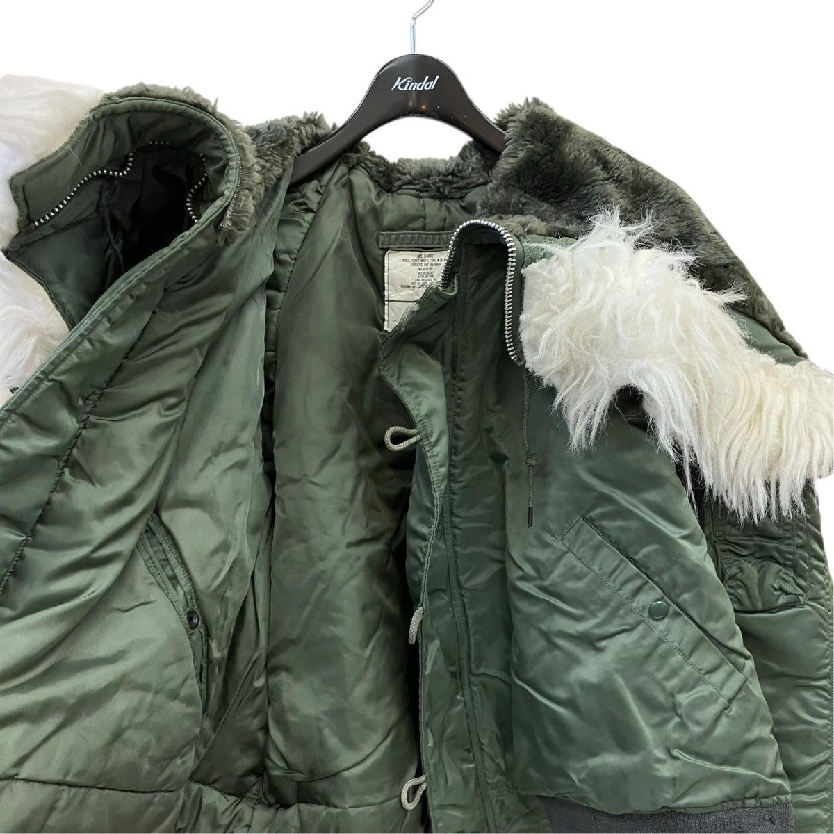 ALPHA INDUSTRIES N-2Bフライトジャケット8415-00-118-7587 古着・中古-3枚目のアイテム画像