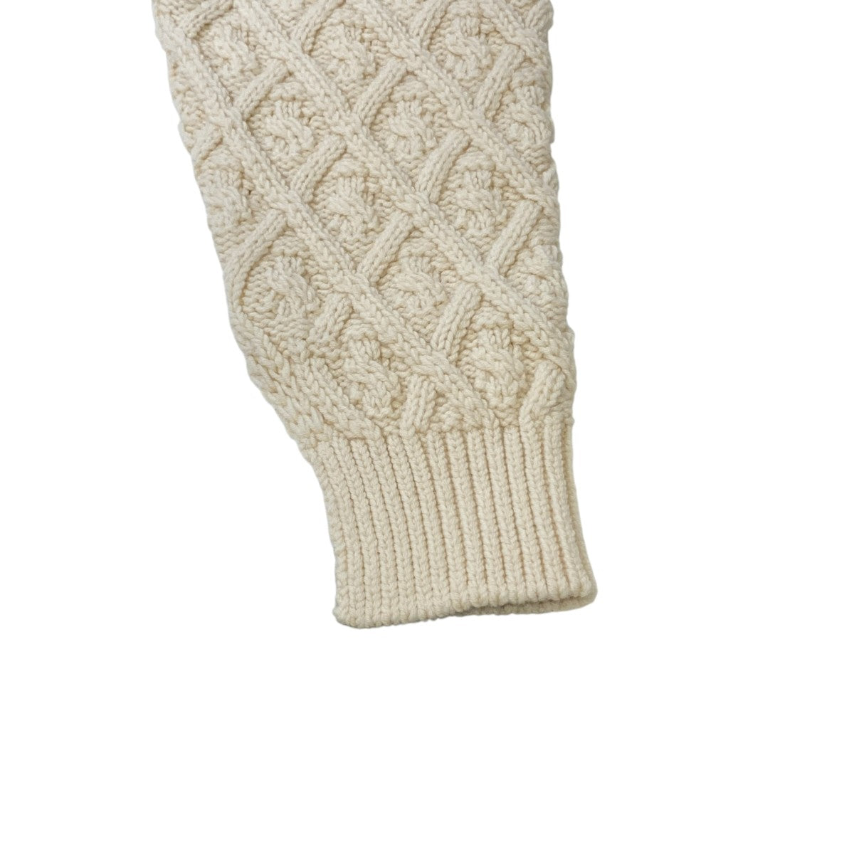 HARD TWIST MERINO ARAN KNIT P OケーブルニットA9AP03FM