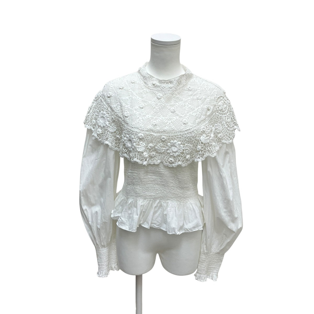 SERITA CROCHET LACE L SLV TOPブラウスRS24-196