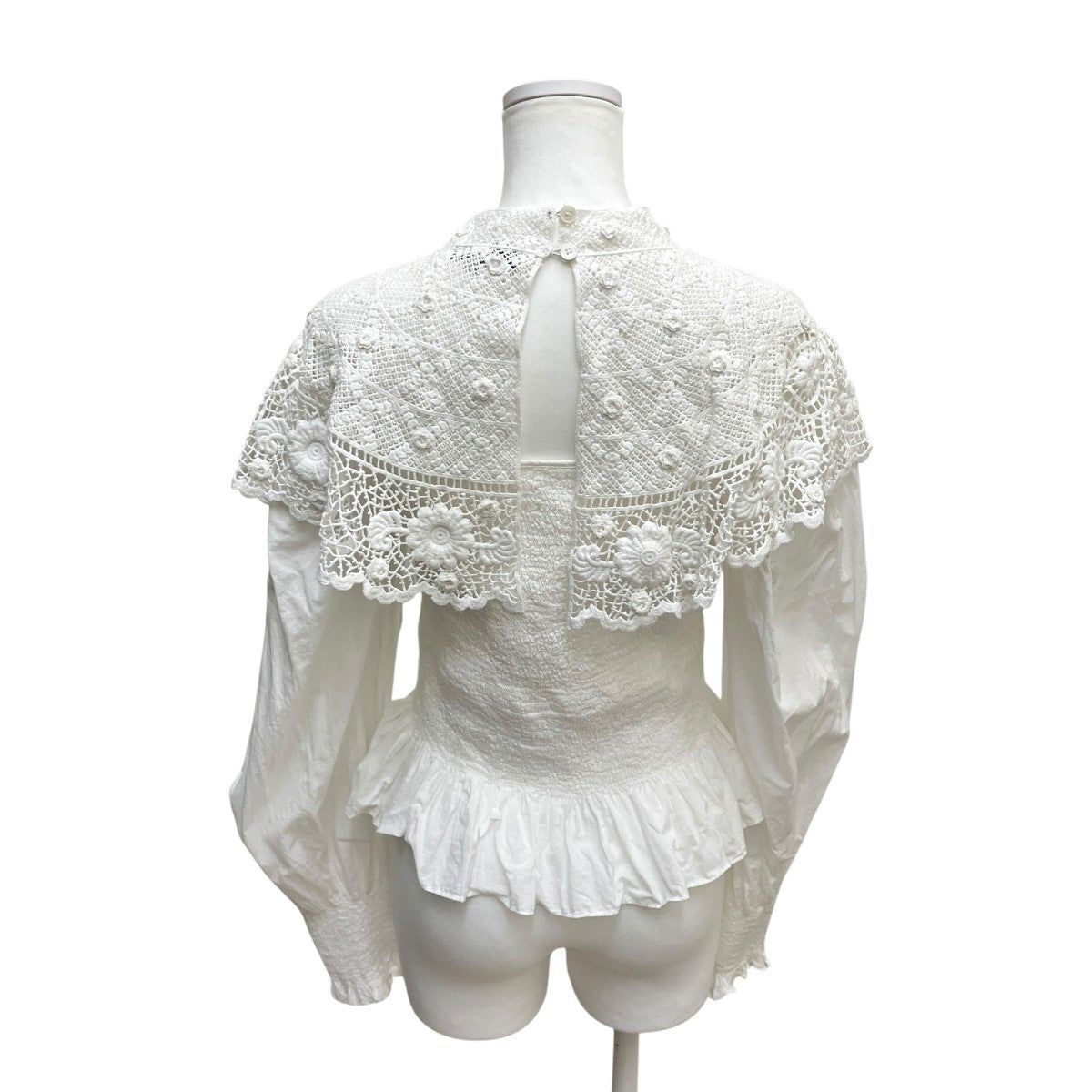 SERITA CROCHET LACE L SLV TOPブラウスRS24-196