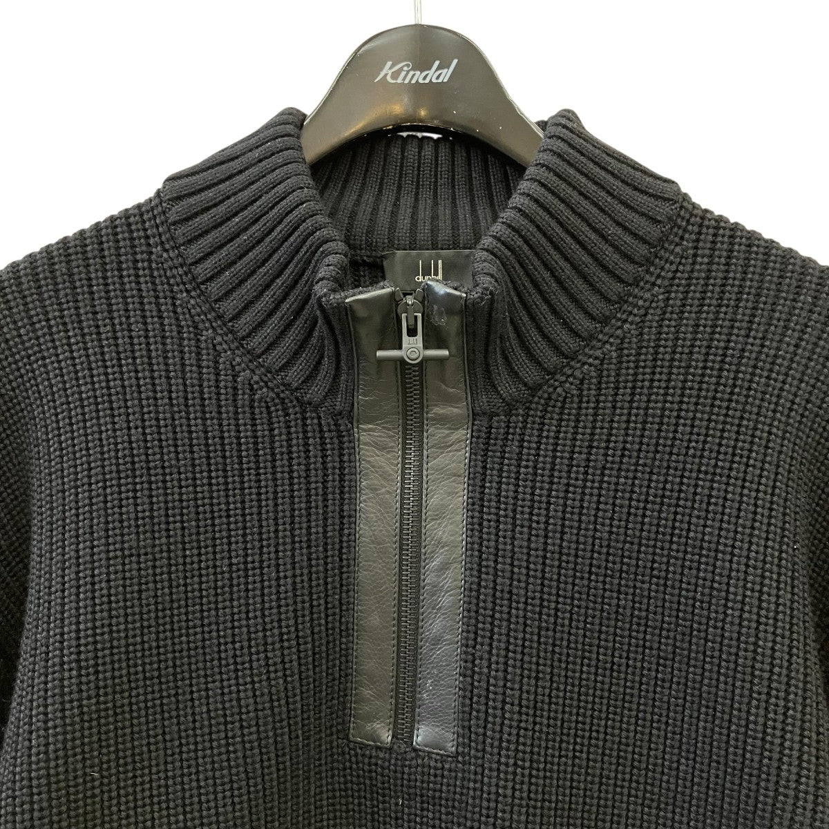 dunhill ハーフジップニット 古着・中古-3枚目のアイテム画像