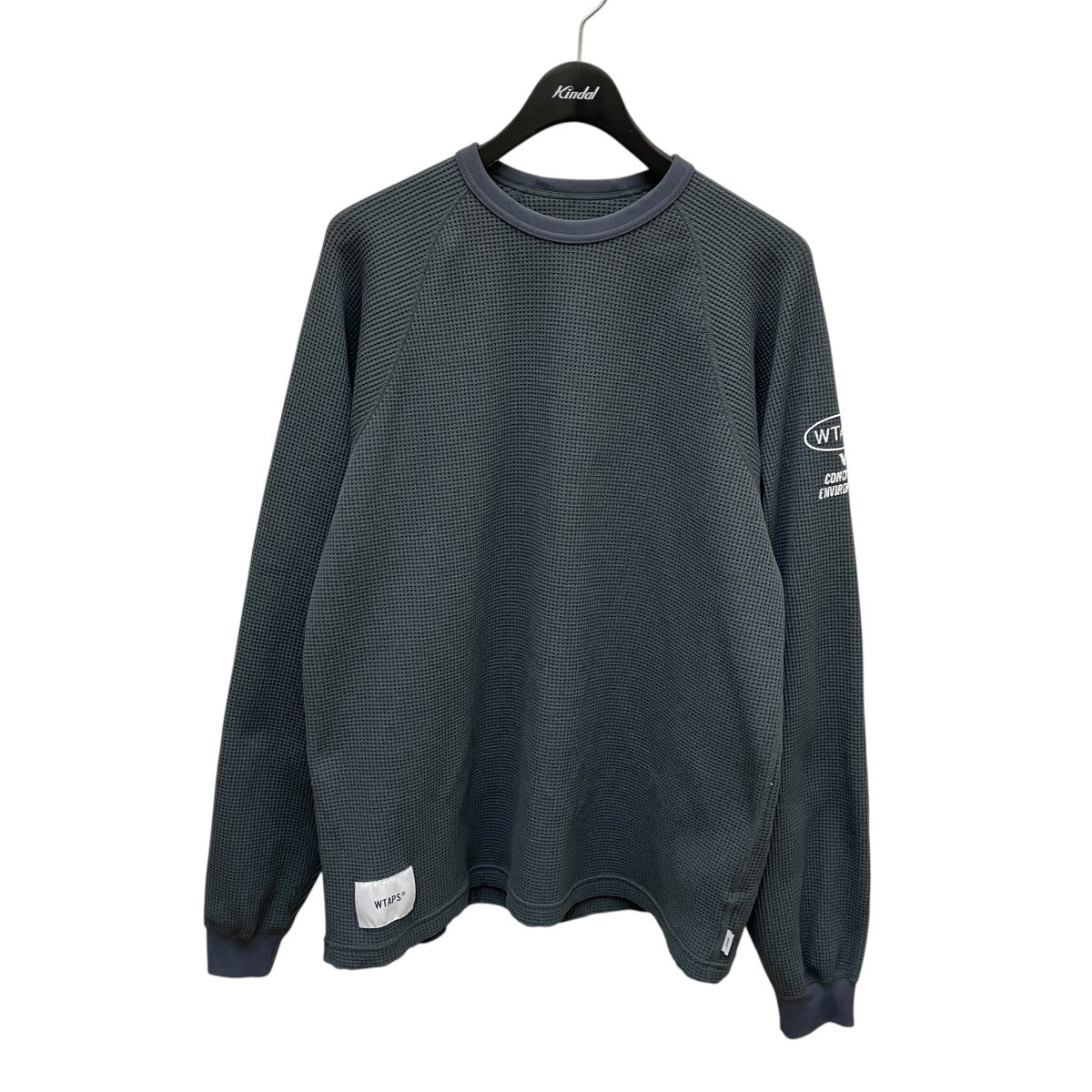 WAFFLE   LS   POLY長袖カットソー261ATDT-CSM17