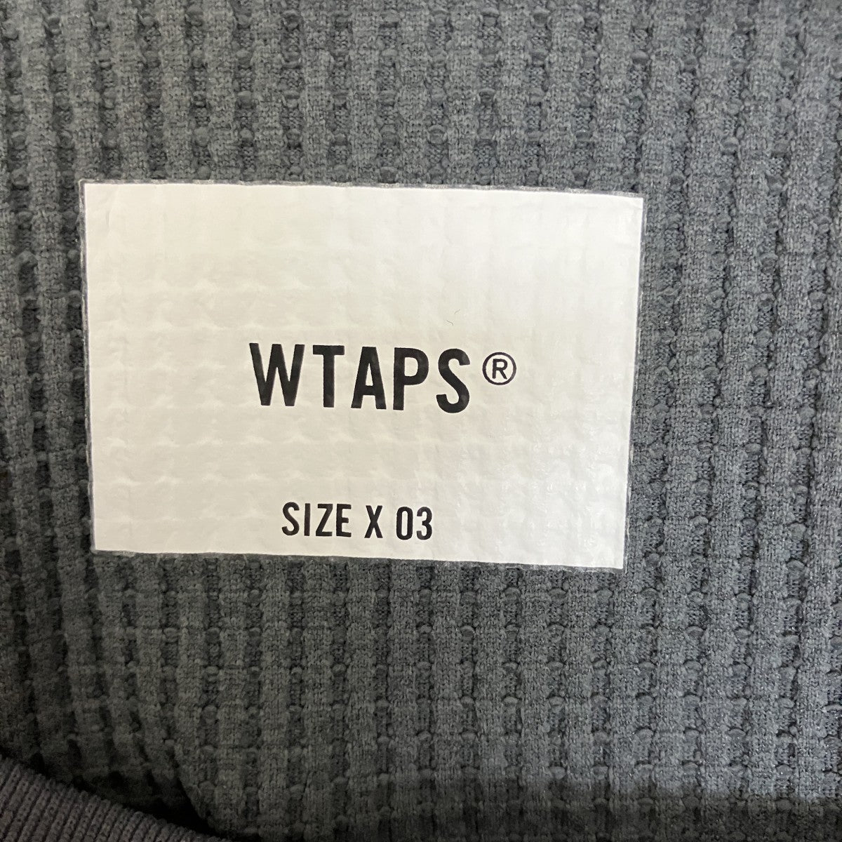 WAFFLE   LS   POLY長袖カットソー261ATDT-CSM17