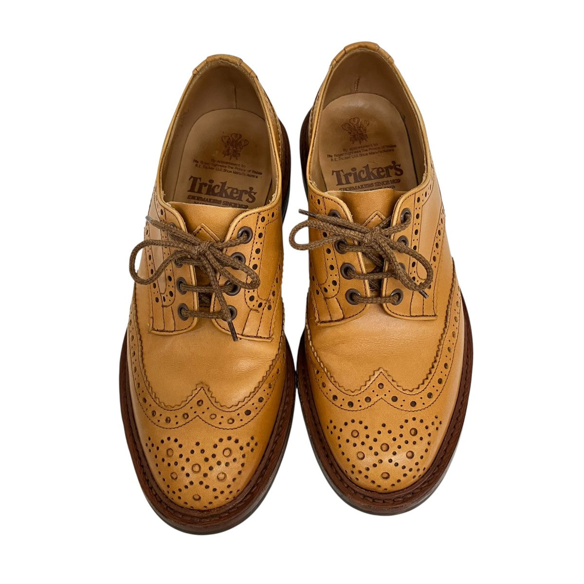 Tricker’s BOURTONウィングチップシューズ901094 古着・中古-4枚目のアイテム画像