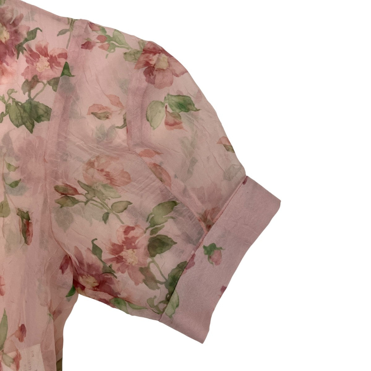 SHEER FLOWER SHORT SLEEVE SHIRTS花柄半袖シアーシャツ18122-4222