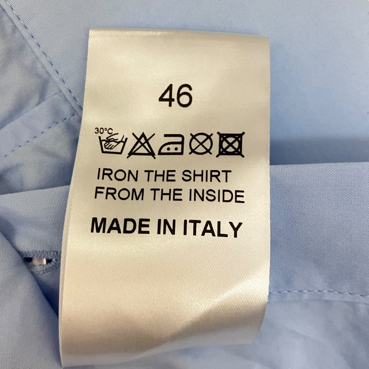RAF SIMONS(ラフシモンズ) 19SSCROPPED SHIRT ASYMM長袖シャツ191-293H