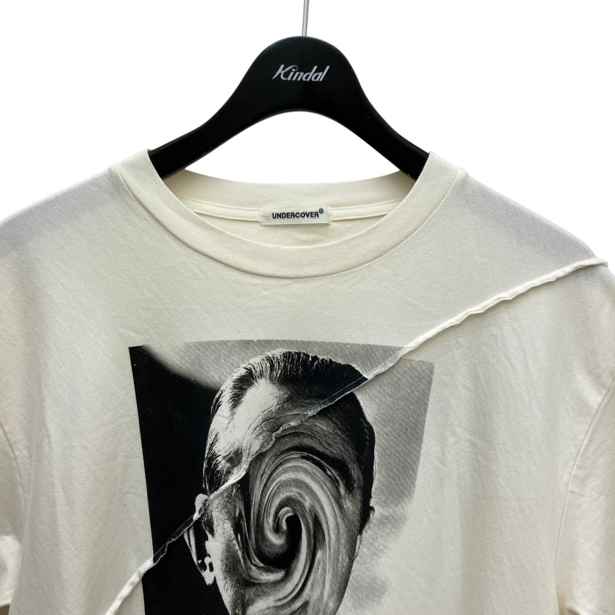 24AWMEN’S PRE-COLLECTION スパイラル切替TEE GURUGURUプリントTシャツUP2D4809-1