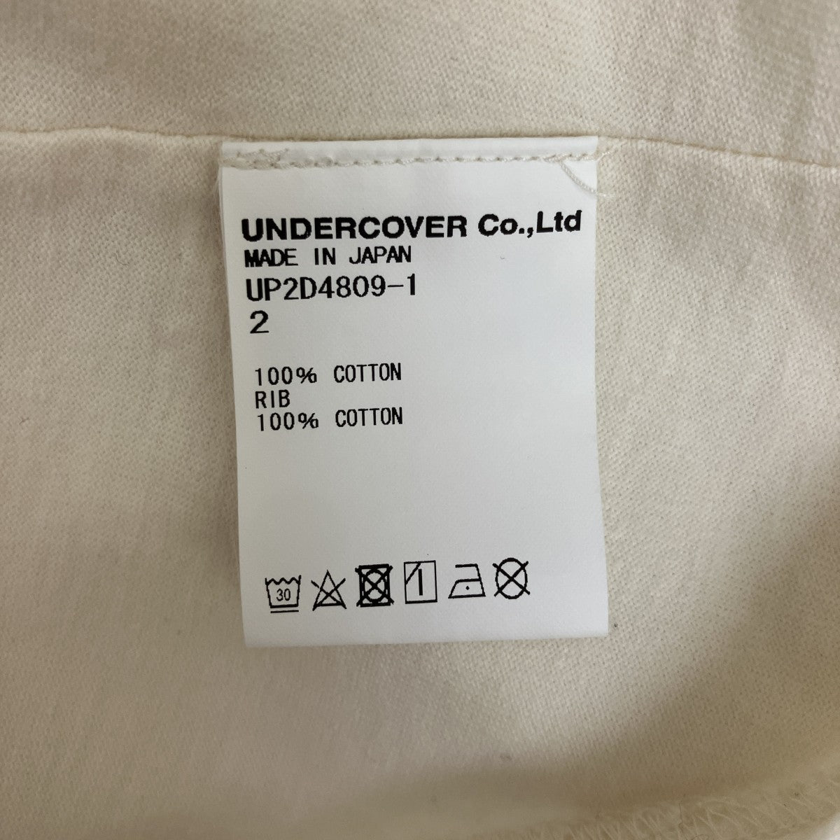 24AWMEN’S PRE-COLLECTION スパイラル切替TEE GURUGURUプリントTシャツUP2D4809-1