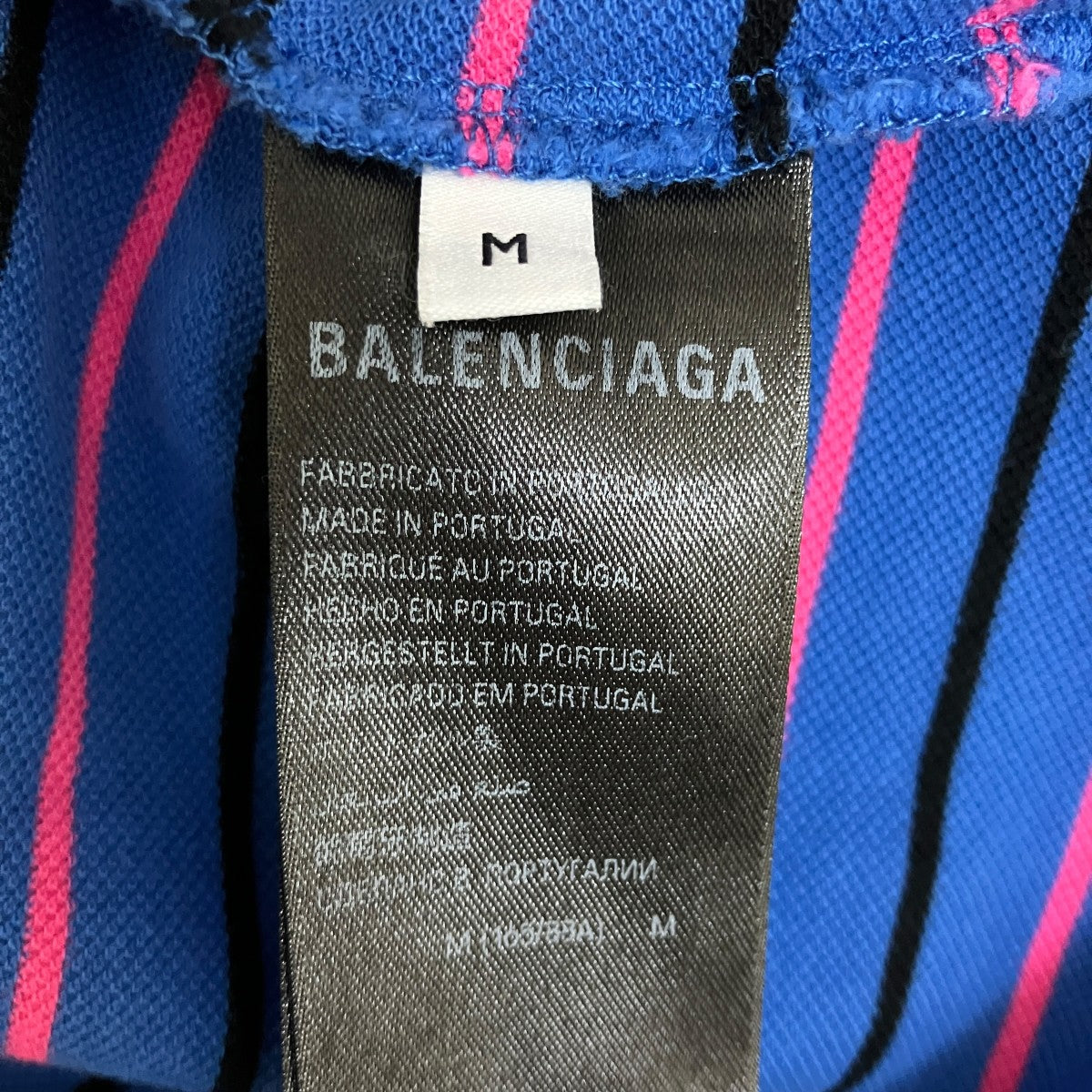 ダメージ加工ボーダーポロシャツ828531