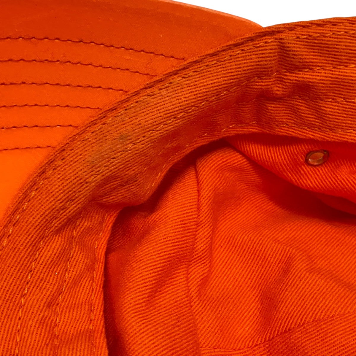 Waxed Cotton Camp Capロゴキャップ