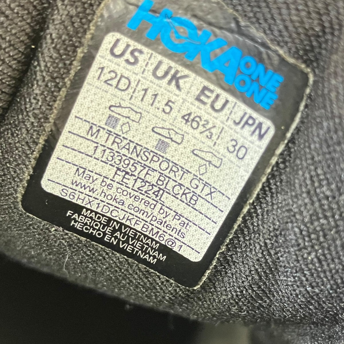HOKA TRANSPORT GTXローカットスニーカー1133957 古着・中古-6枚目のアイテム画像