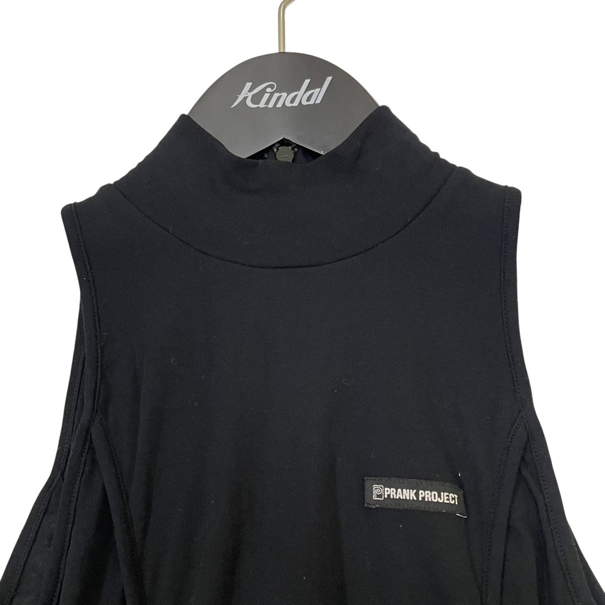 High Neck American Sleeve Topノースリーブカットソー