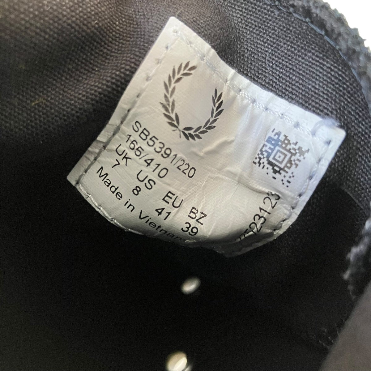 FRED PERRY×MARGARET HOWELL ハイカットスニーカー 古着・中古-5枚目のアイテム画像