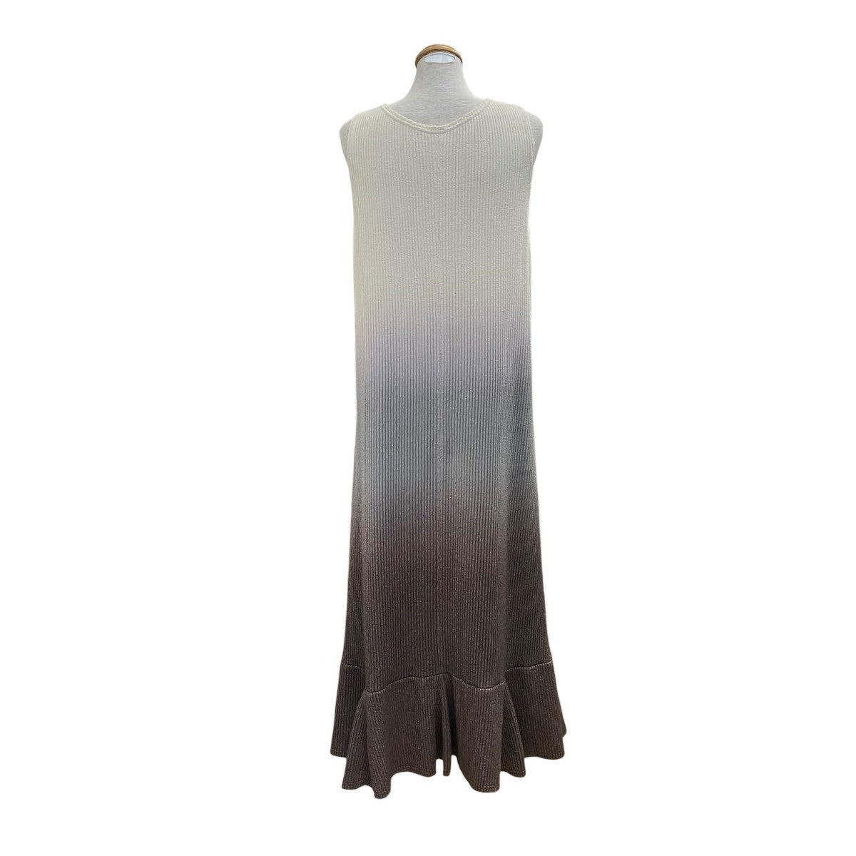 muller of yoshiokubo グラデーションニットワンピースMLF22605 HORIZON DRESS 古着・中古-2枚目のアイテム画像