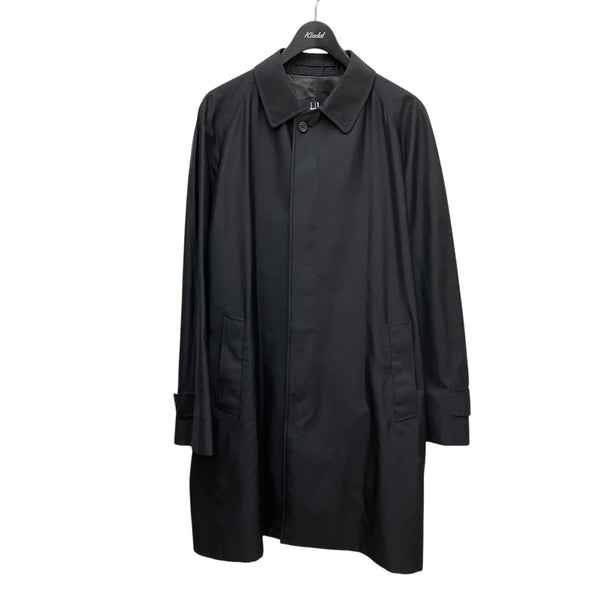 dunhill(ダンヒル) シルクステンカラーコート ブラック サイズ L