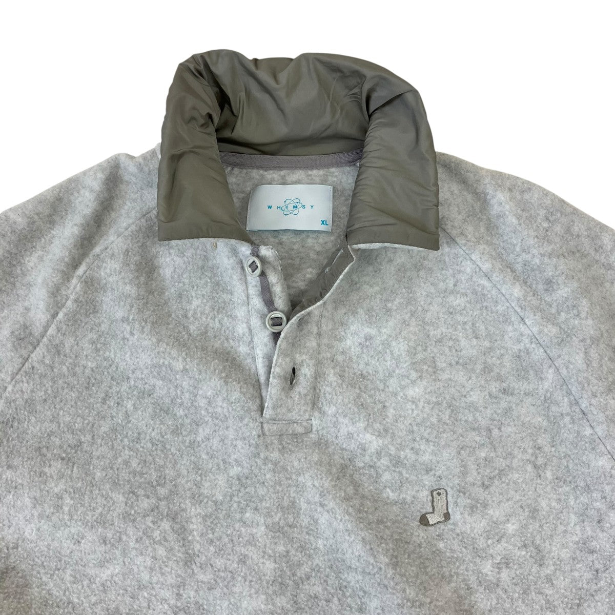 23AWFLEECE RAGLAN POLOフリースプルオーバーWMS-23AW2-007