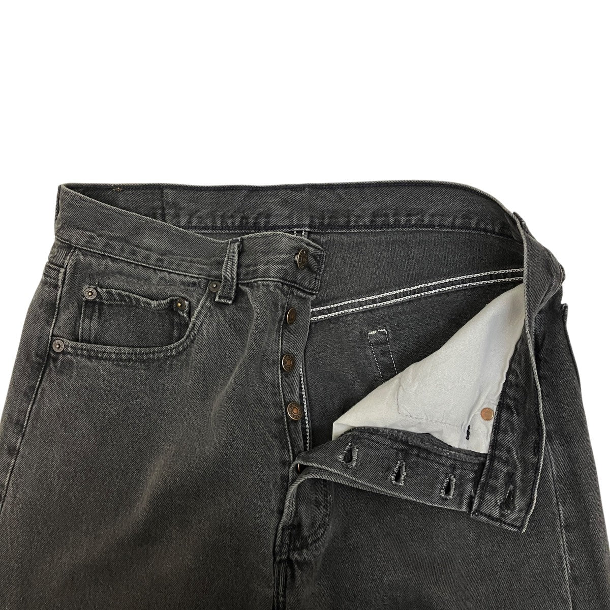 LEVI'S(リーバイス) 501 後染め ボタン裏653 USA製デニムパンツ