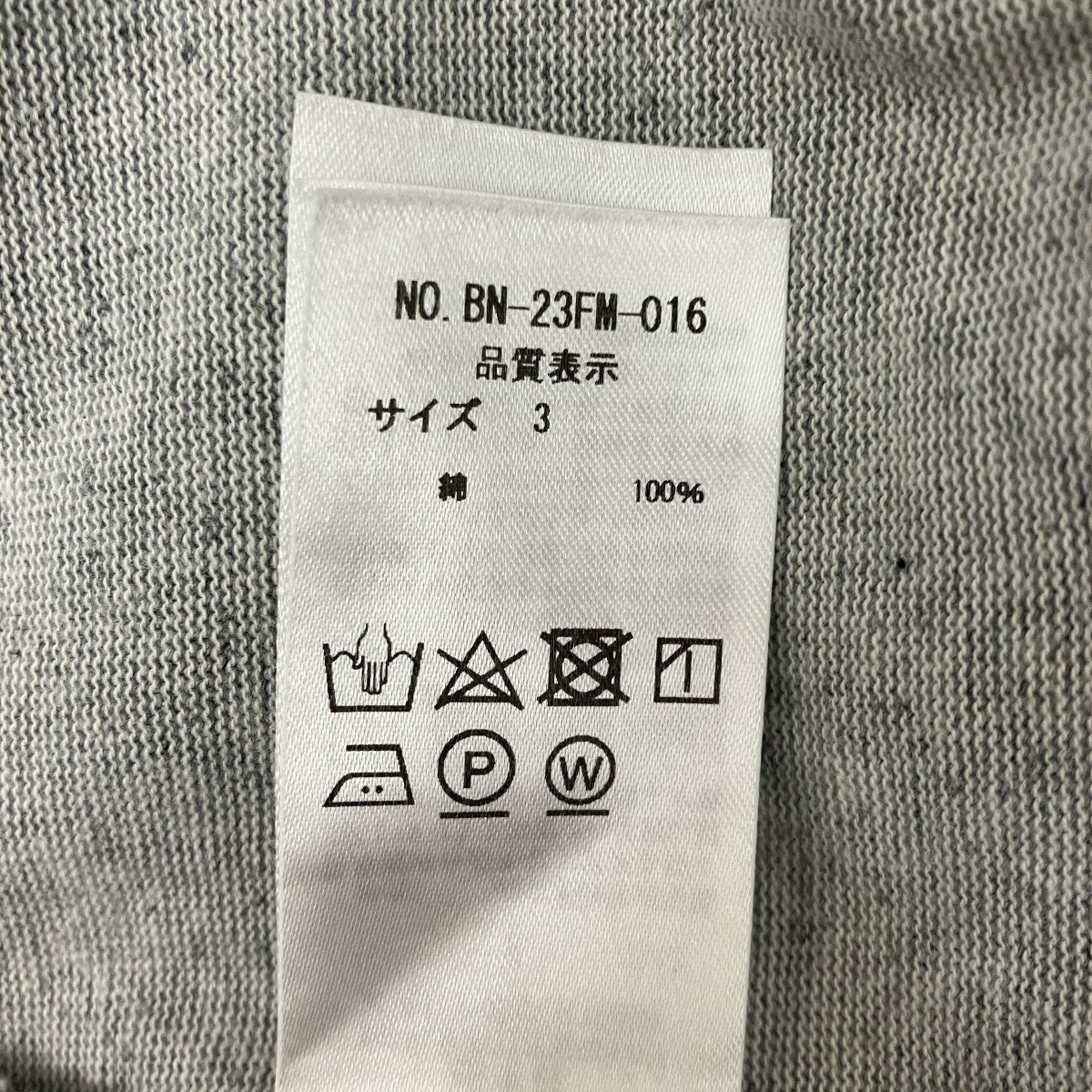 ハーフジッププルオーバーBN-23FM-016