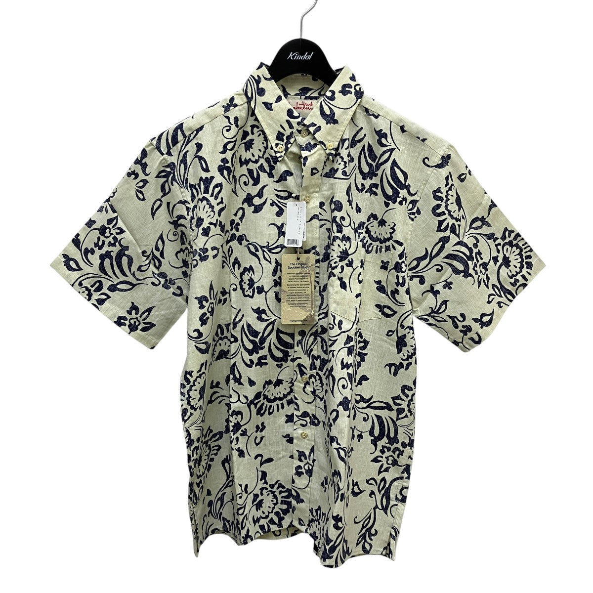 80-90s vintageボタニカル柄アロハシャツ