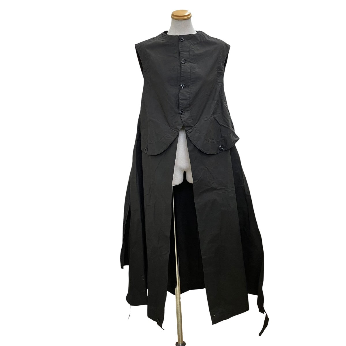 THE CLOUDY DRESSワックスコットンドレス