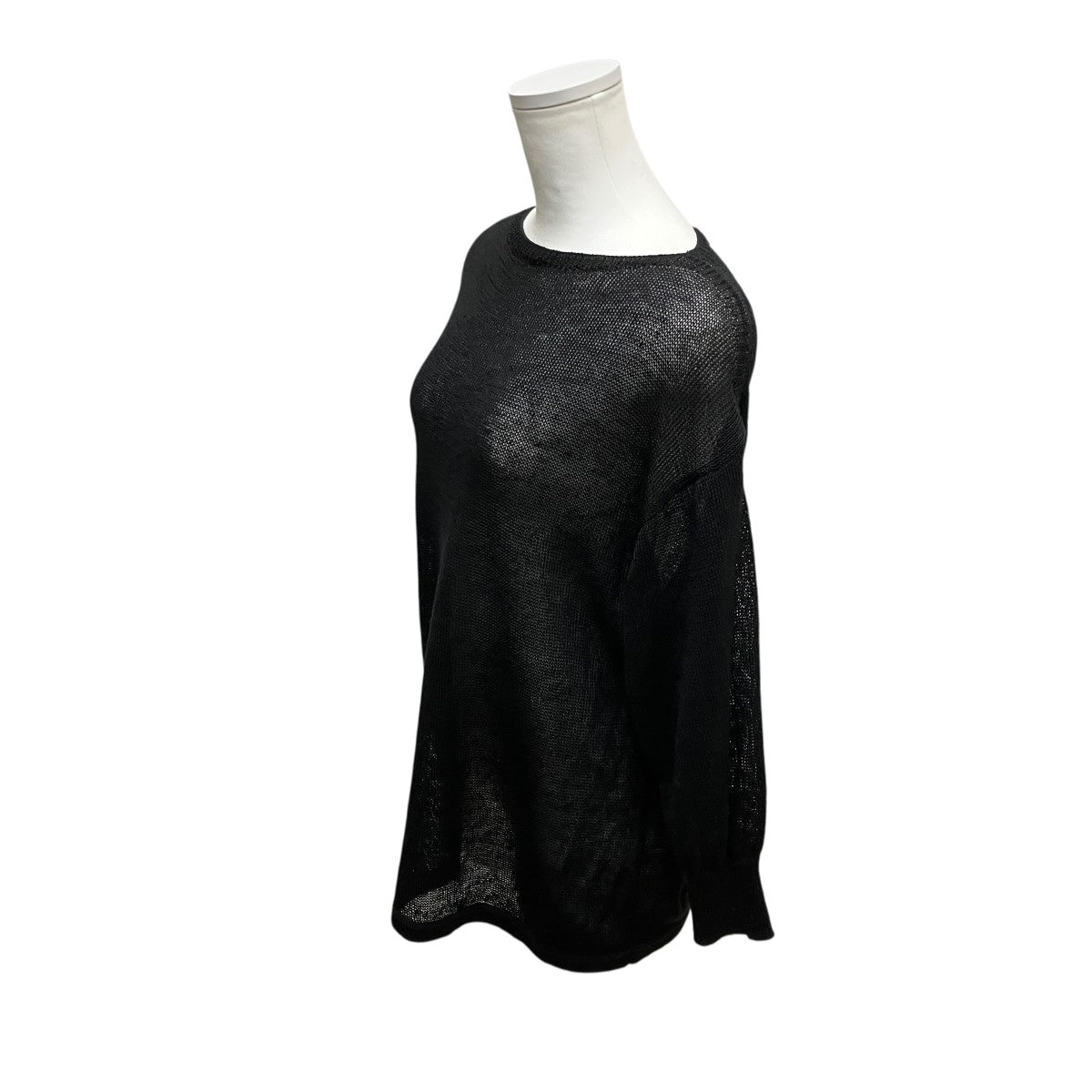 24SSリネンコード バスクプルオーバーリネンニット23-02-41-02304