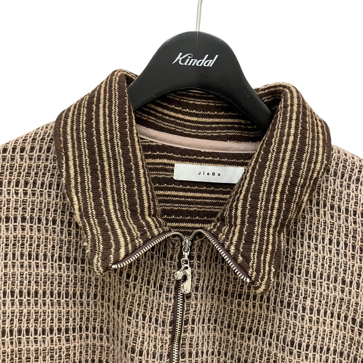 CHAIN STITCH KNIT ZIP CARDIGANジップアップカーディガンJie-24W-SH03