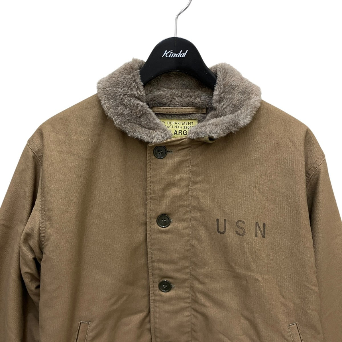 TYPE N-1 KHAKI Navy DepartmentデッキジャケットBR12031