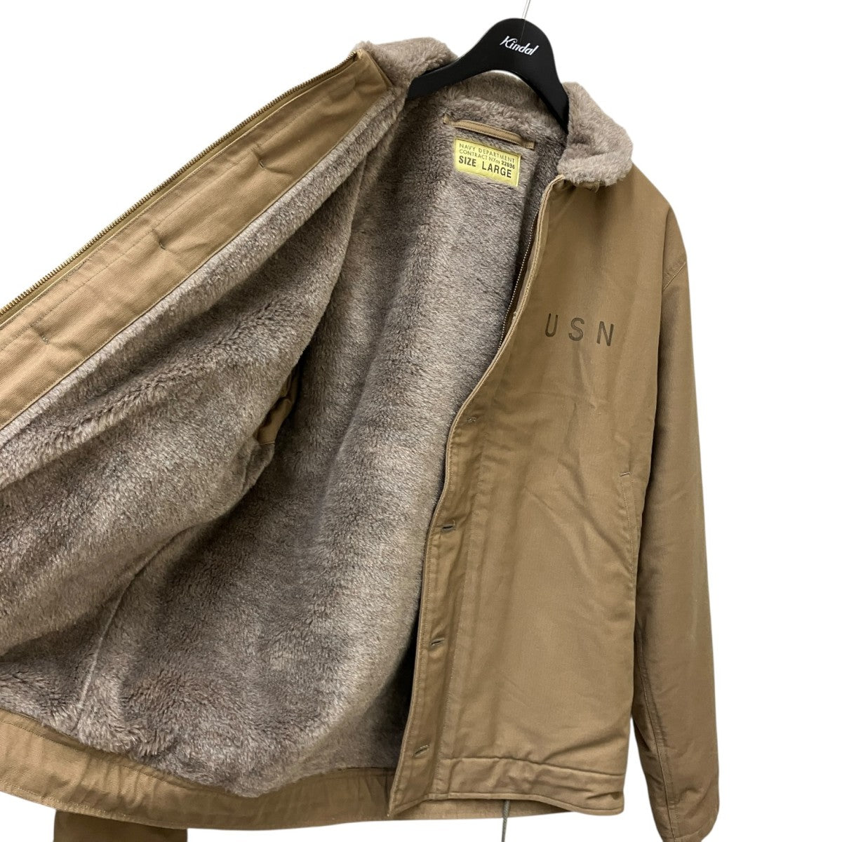 TYPE N-1 KHAKI Navy DepartmentデッキジャケットBR12031