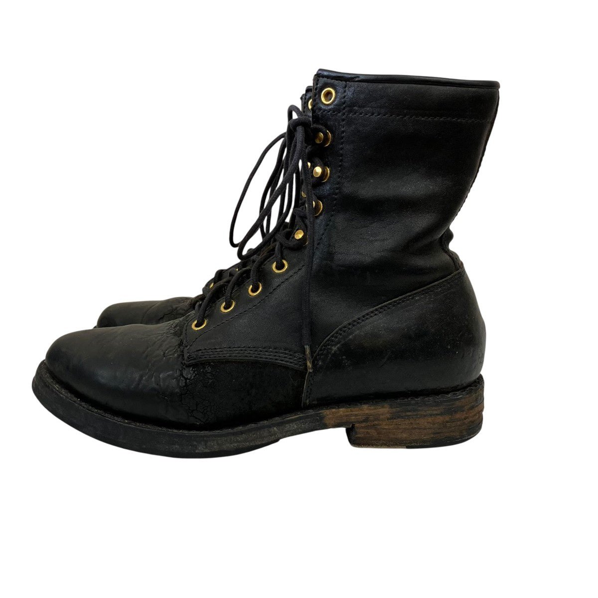 レースアップレザーブーツbattalion boots