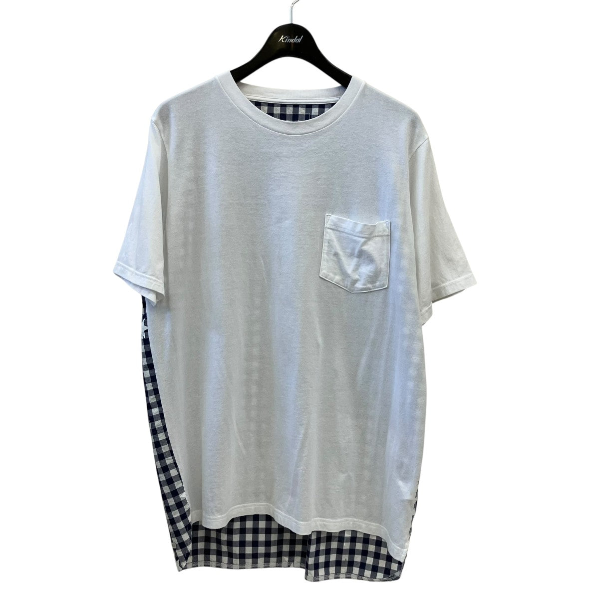 切替チェック半袖TシャツSOPH-170103