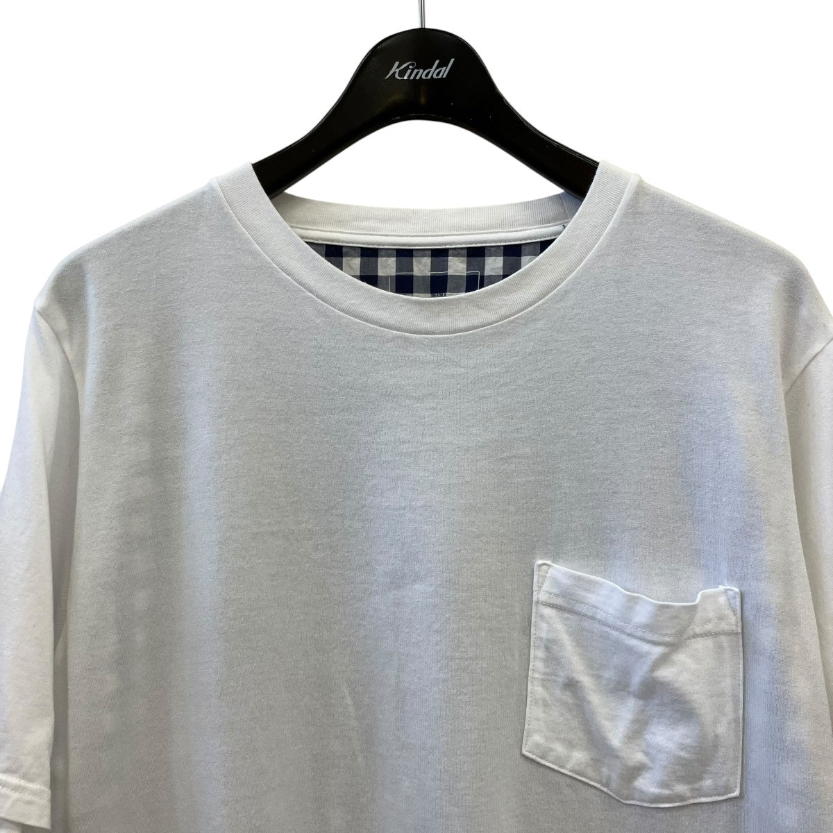 切替チェック半袖TシャツSOPH-170103