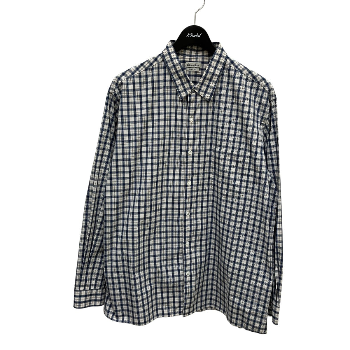 MINI CHECK REGULAR COLLAR BOX SHIRT-BOLDチェック長袖シャツ8111-149-0815