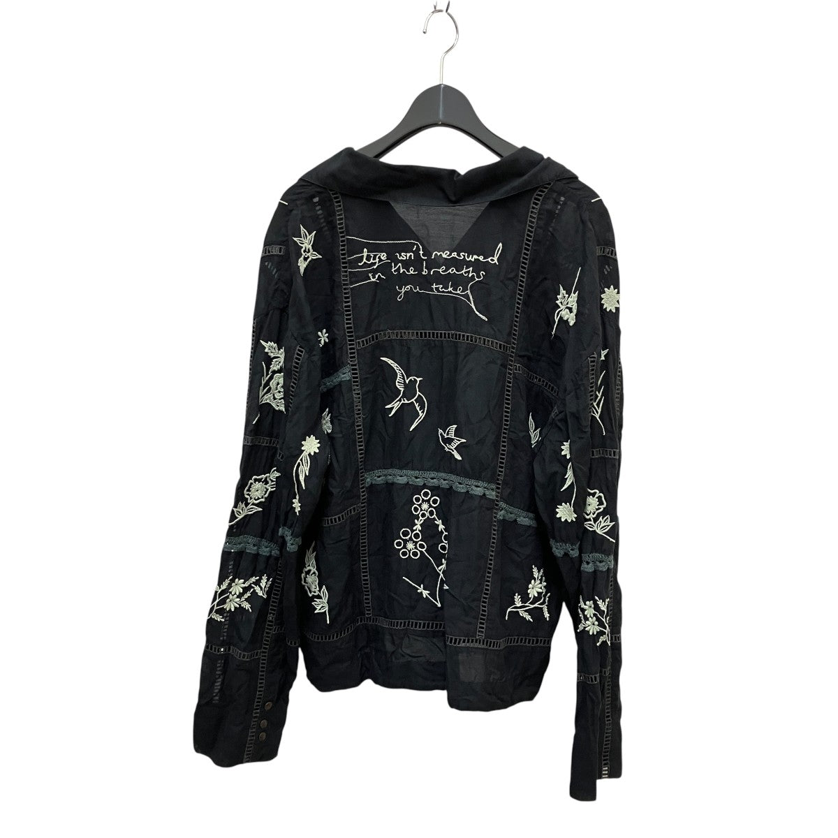 TODAYFUL(トゥデイフル) Embroidery Patchwork Shirtsフラワー刺繍長袖