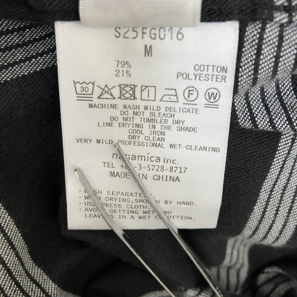 Flannel PALAKA Check ShirtチェックシャツジャケットS25FG016