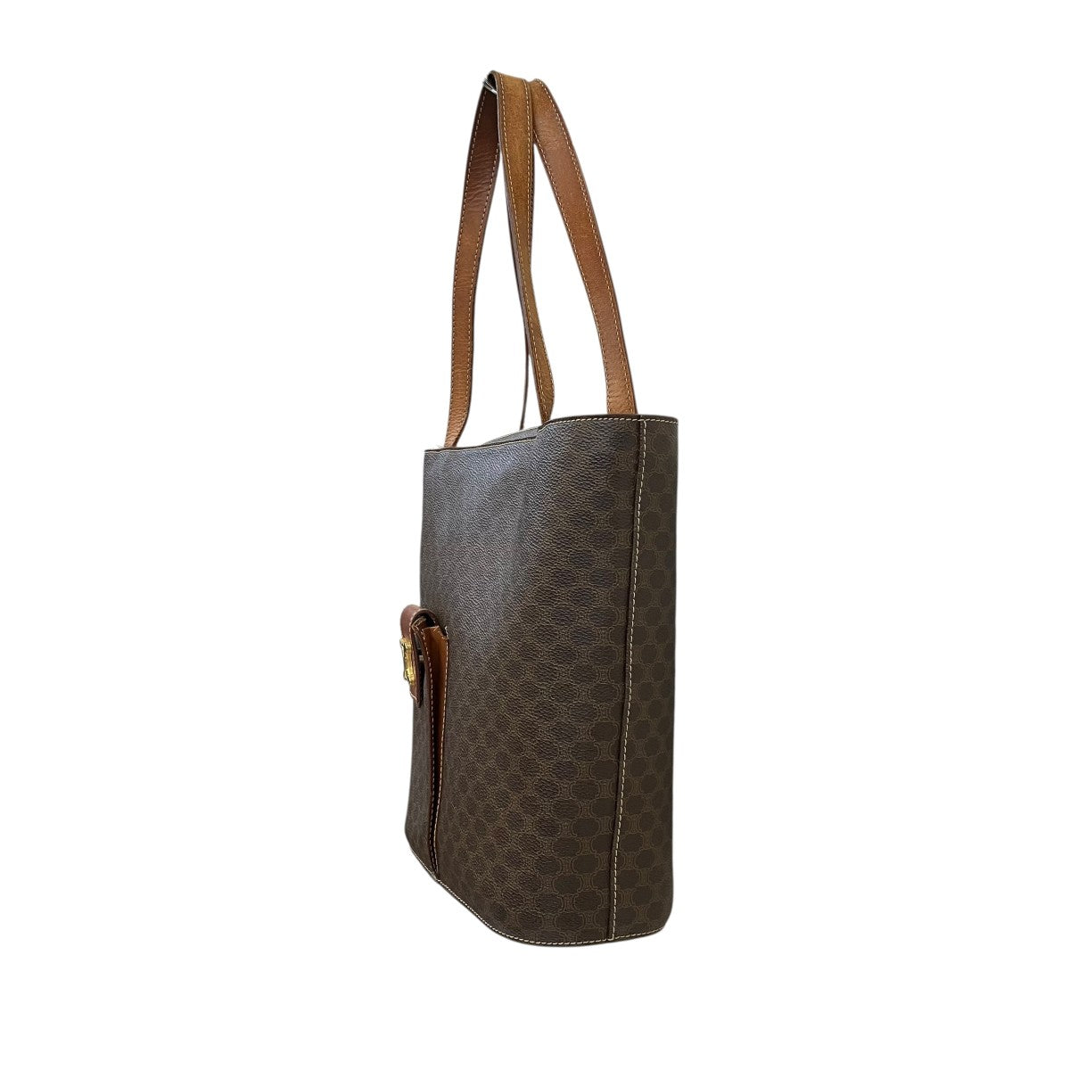 OLD CELINE マカダム柄ハンドバッグ