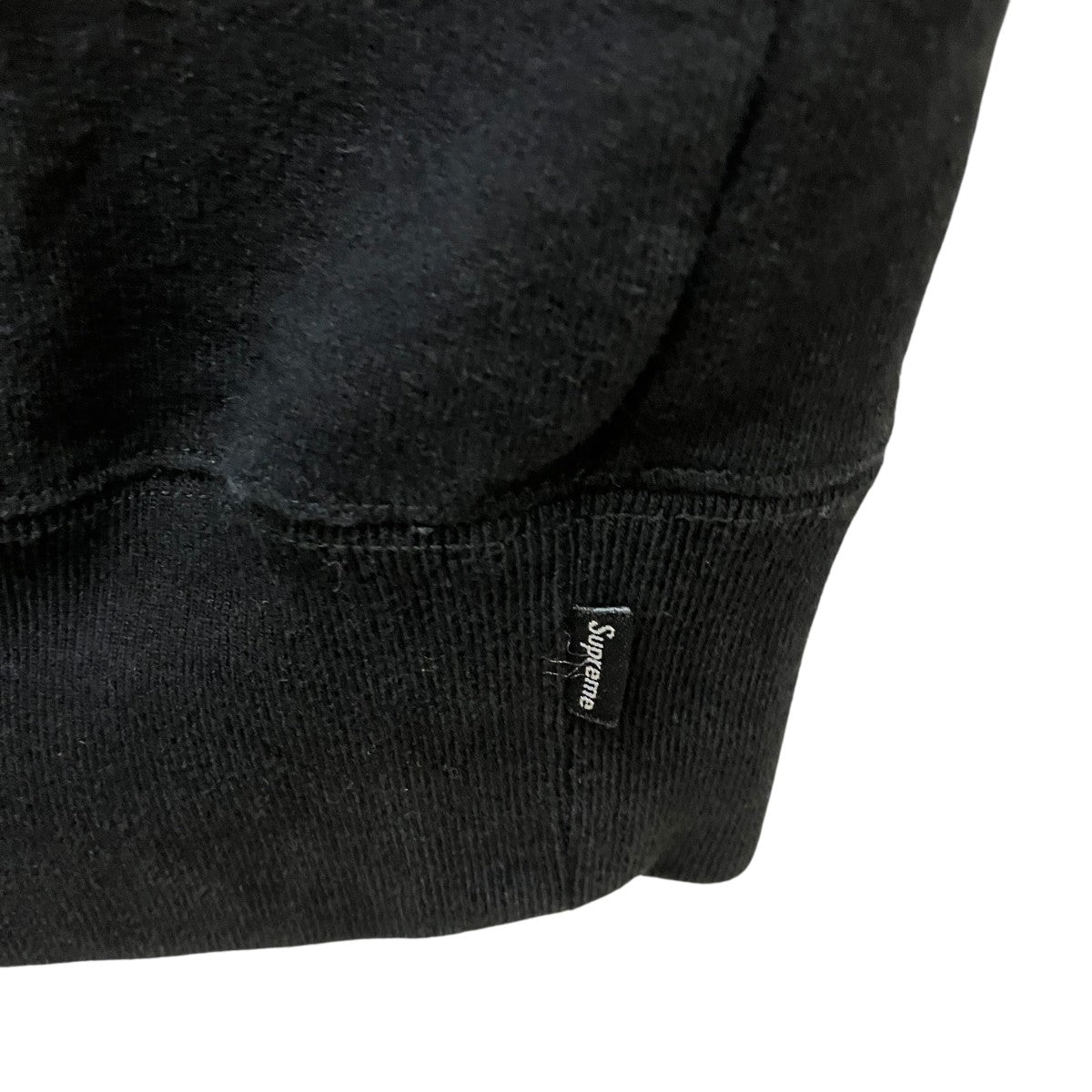 18FW Split Box Logo Hooded Sweatshirt Blackプルオーバーパーカー
