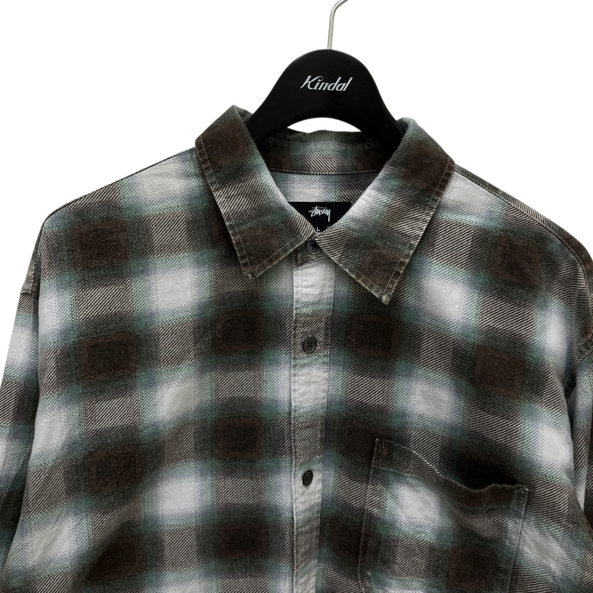 JUNE CHECK SHIRTチェック長袖シャツ1110370