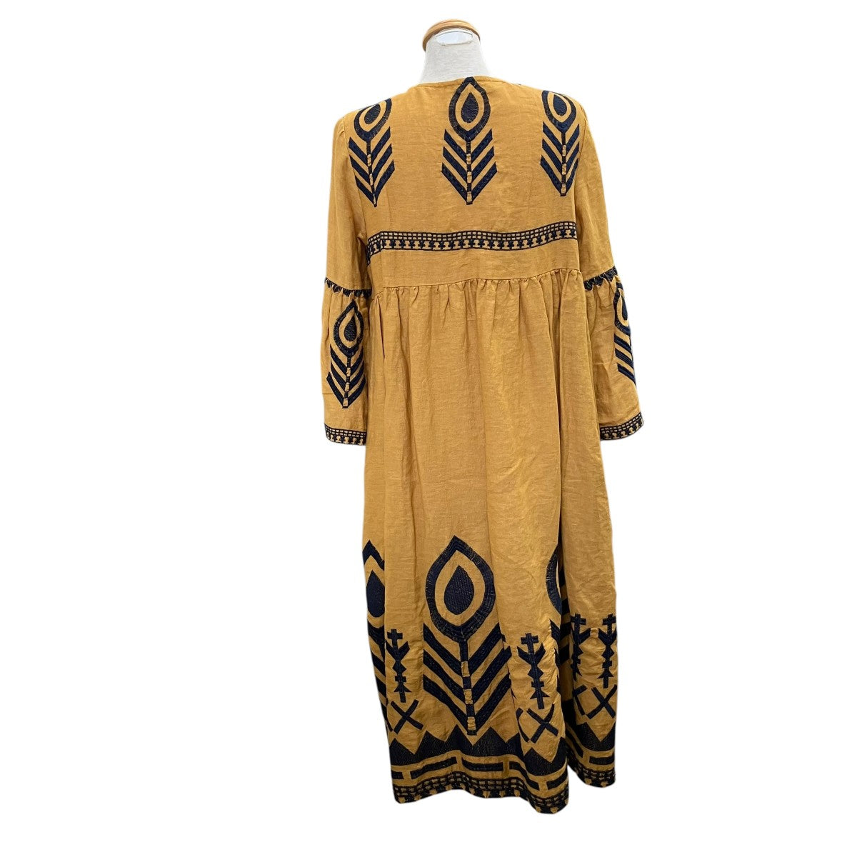 GREEK ARCHAIC KORI(GREEK ARCHAIC KORI) EMB ロング ワンピース長袖