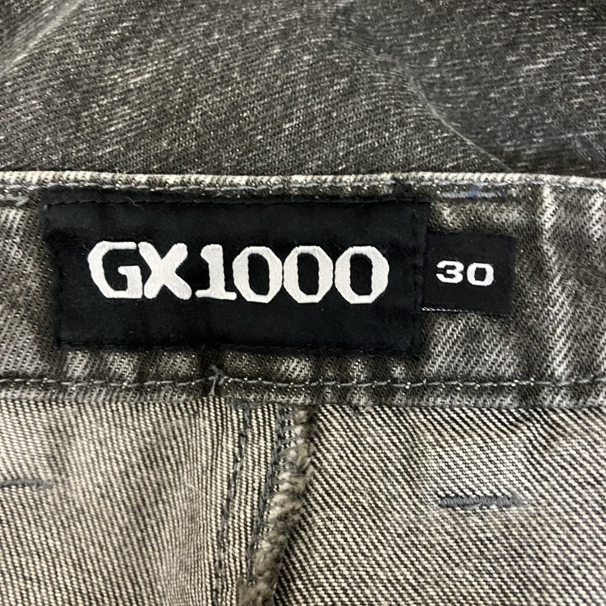 GX1000(ジーエックスワンサウザンド) デニムパンツ ブラック サイズ 30