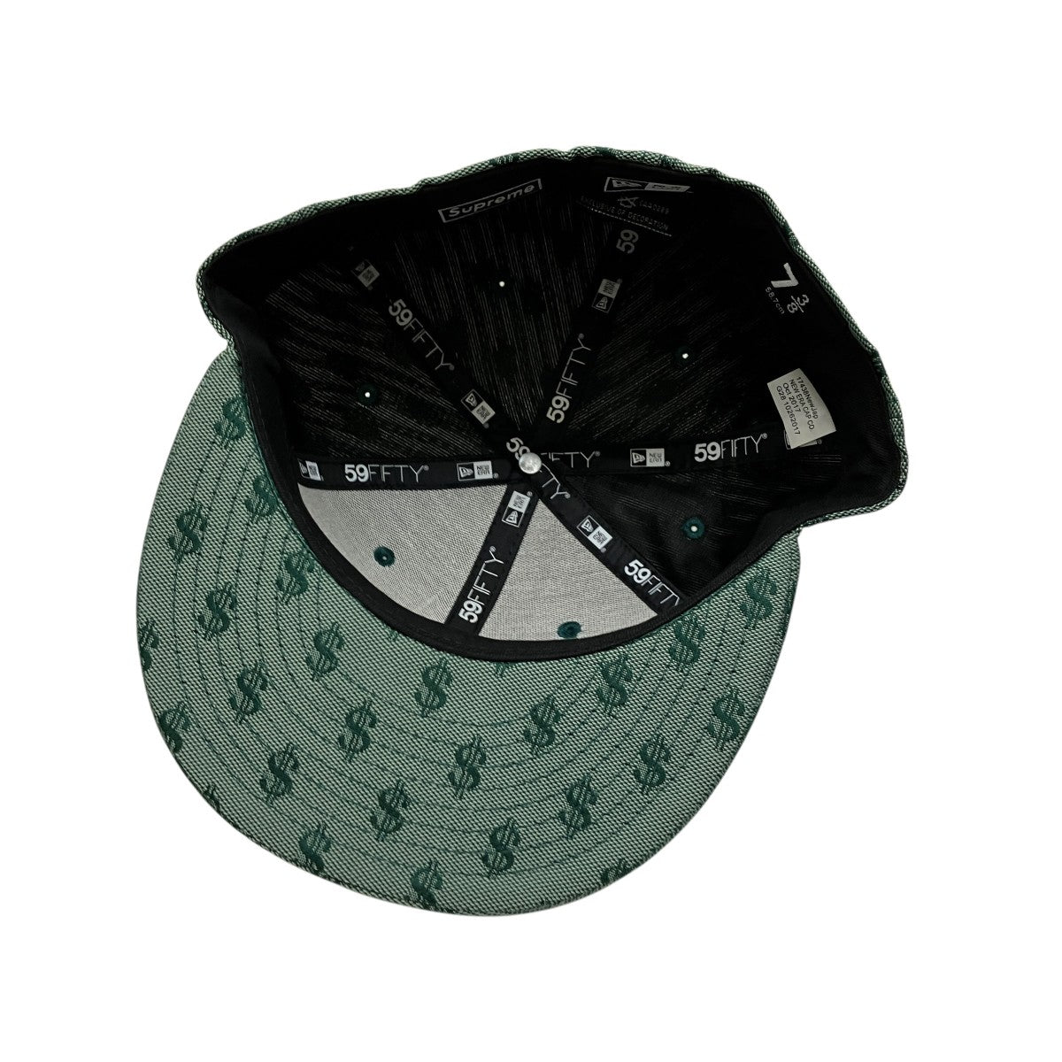 Monogram Box Logo New Era  Green総柄キャップ