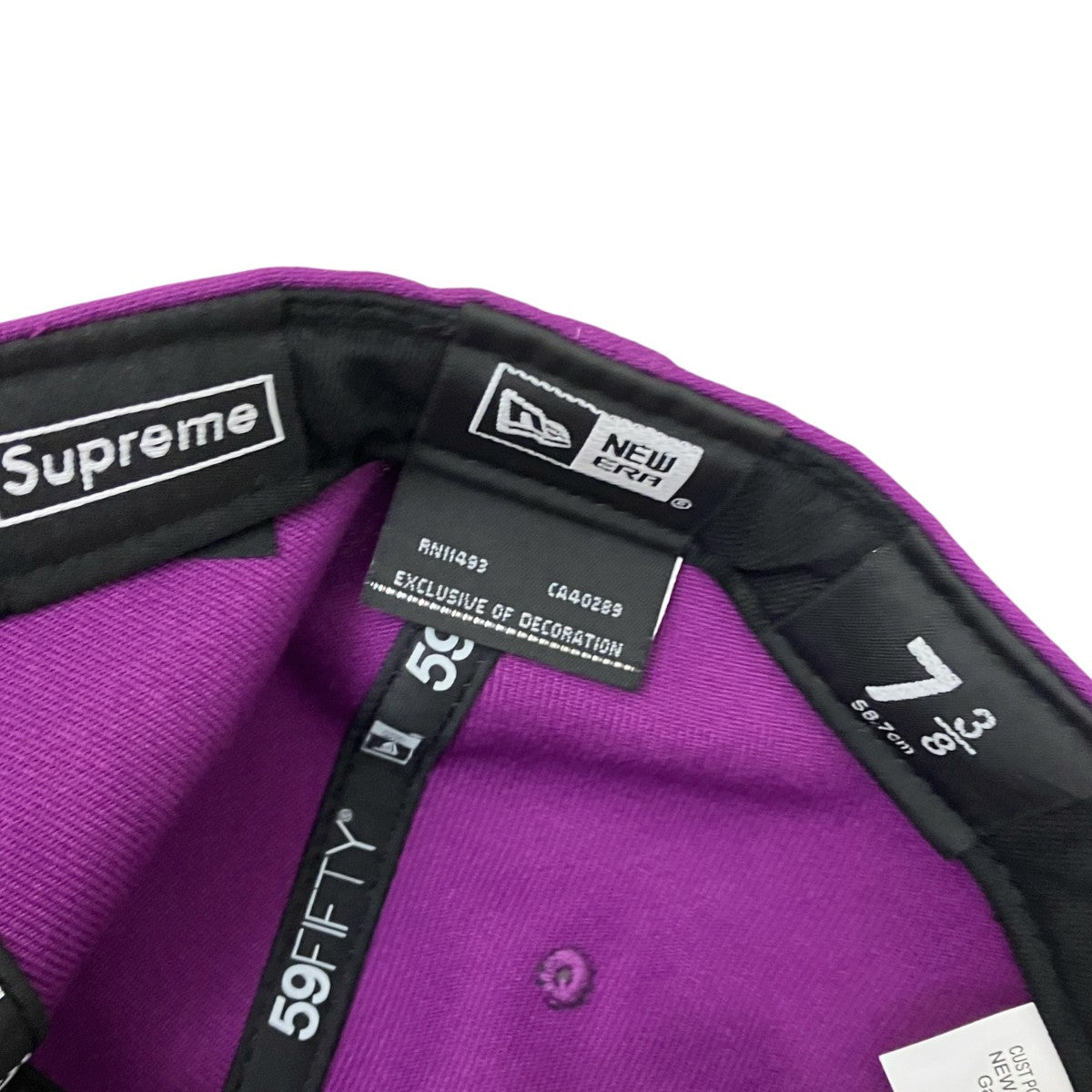 No Comp Box Logo New Era  Lavenderキャップ