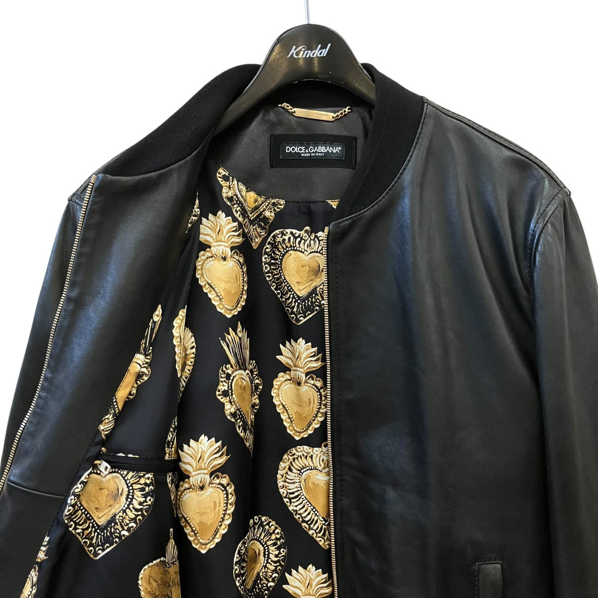 DOLCE ＆ GABBANA レザージャケットG9PN9L/HULE7 古着・中古-4枚目のアイテム画像
