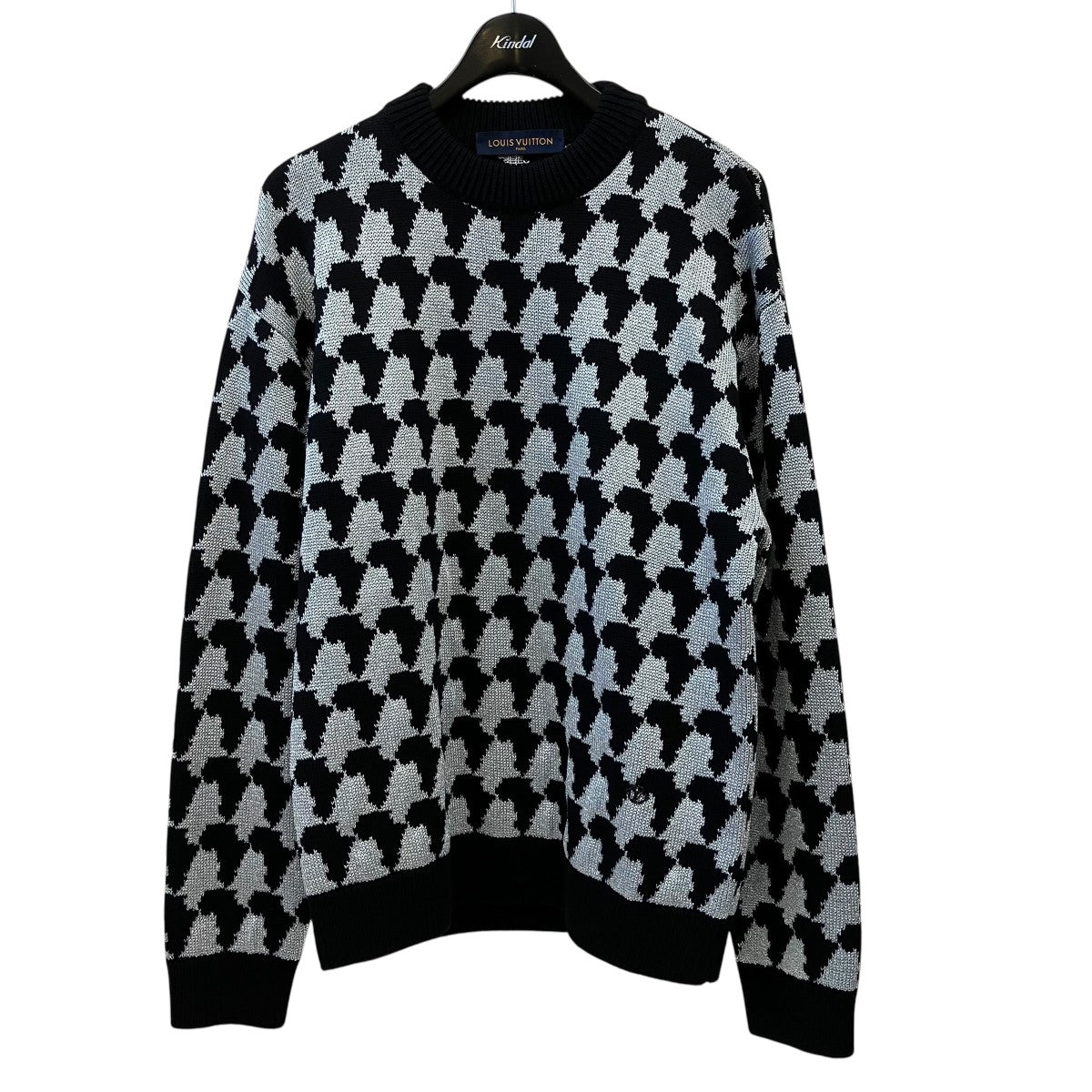 LOUIS VUITTON 総柄クルーネックニットRM192 PAG HHN88W 古着・中古-1枚目のアイテム画像