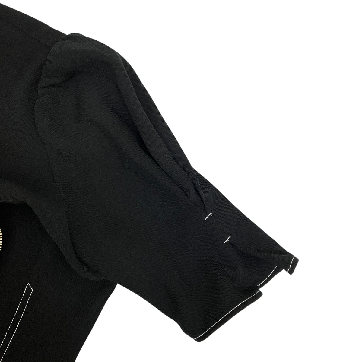 FRONT ZIP TUCK ショートワンピース半袖ワンピース030HSR33-0301